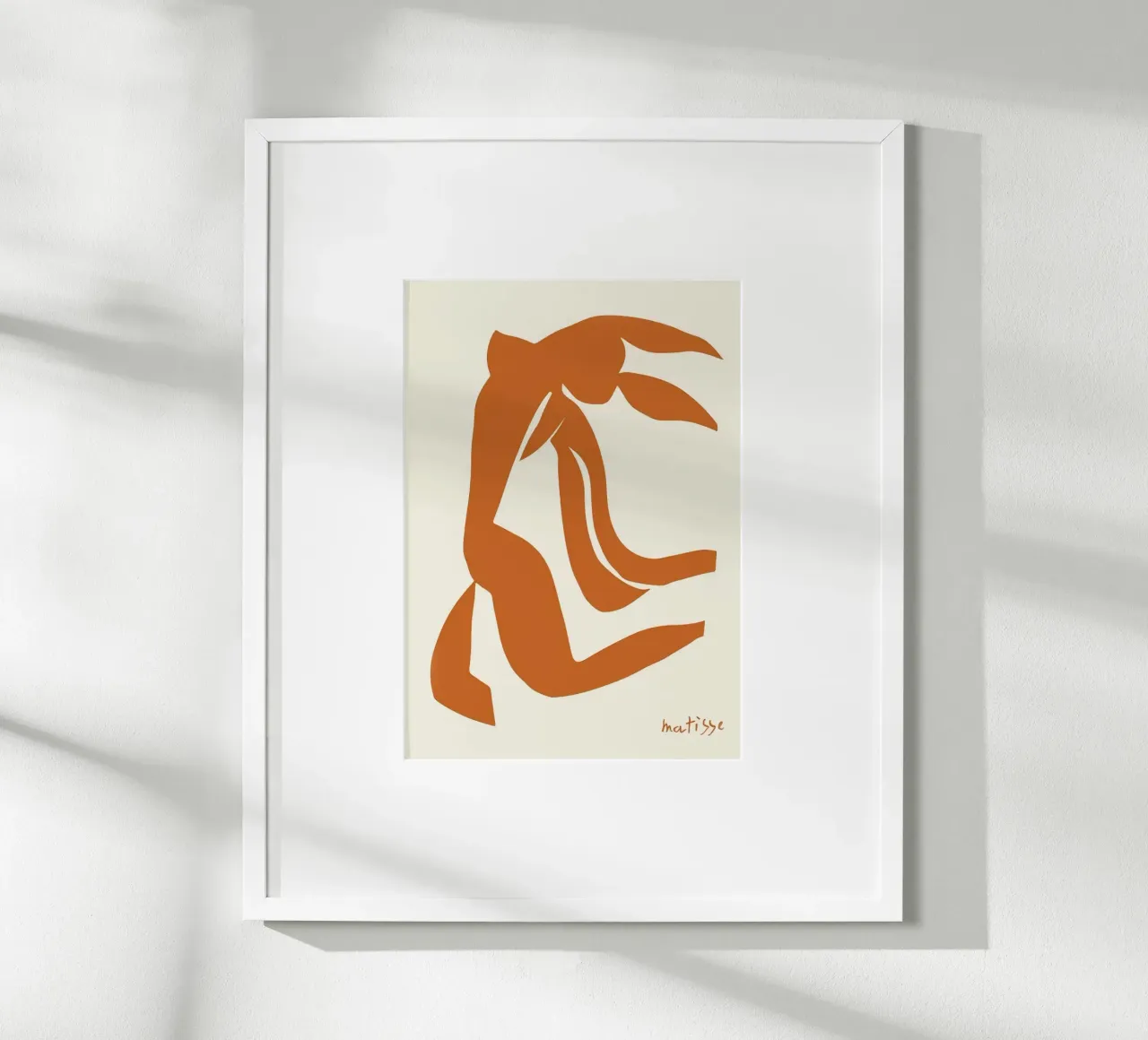 Figura danzante I di Matisse poster con telaio in alluminio da Mandy Gray