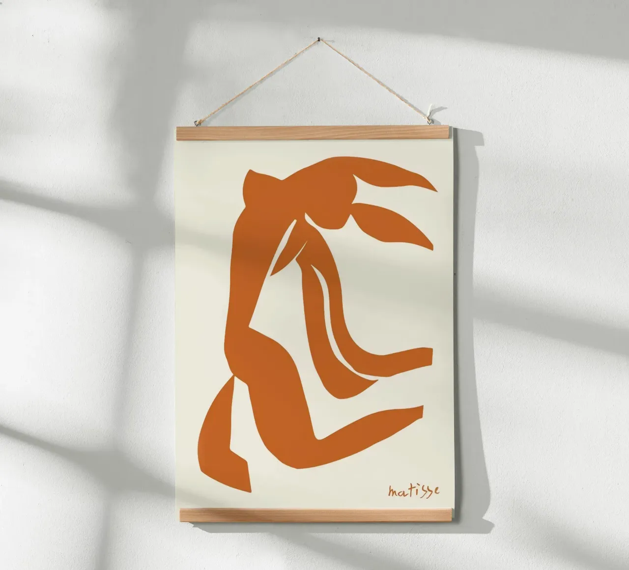 Figura danzante I di Matisse poster con telaio in alluminio da Mandy Gray