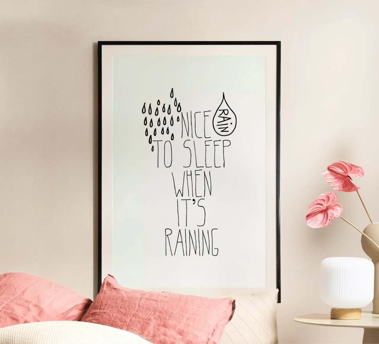 rain poster da Mottos by Sinan Saydik