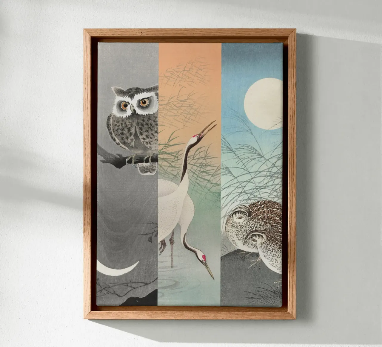 Night Watch | Press Play Kunstdruk Collage Remix canvas met Baklijst van Press Play Art Prints