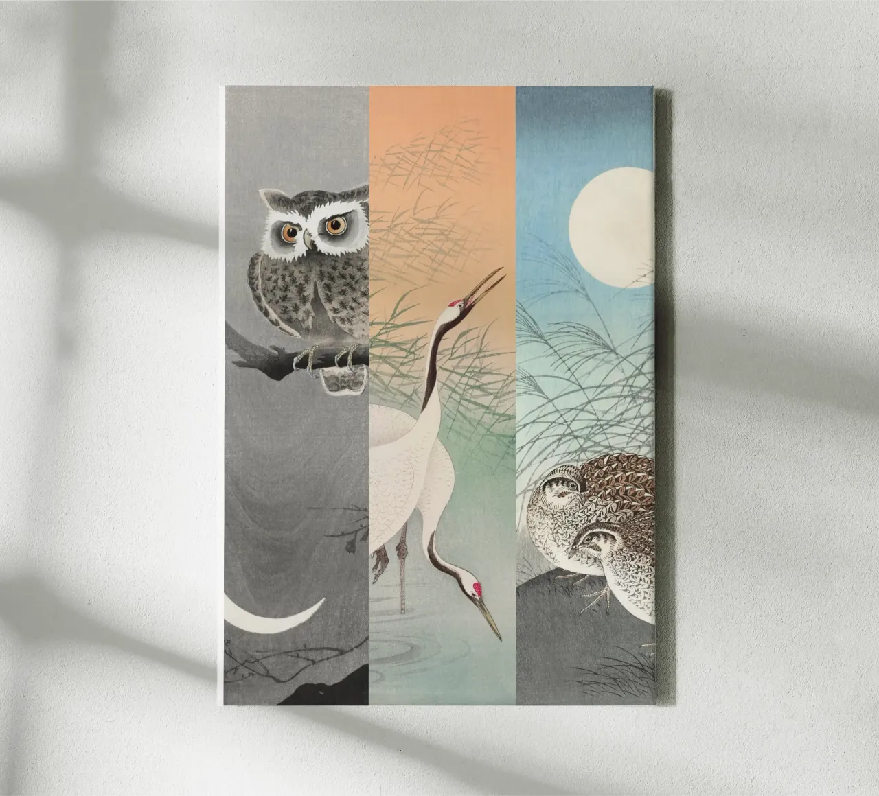 Night Watch | Press Play Kunstdruk Collage Remix canvas met Baklijst van Press Play Art Prints
