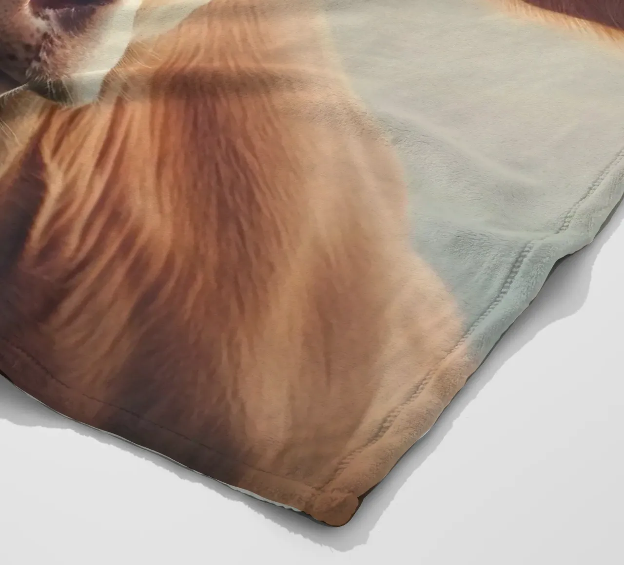 Mucca con fiori coperta in pile da Imagine