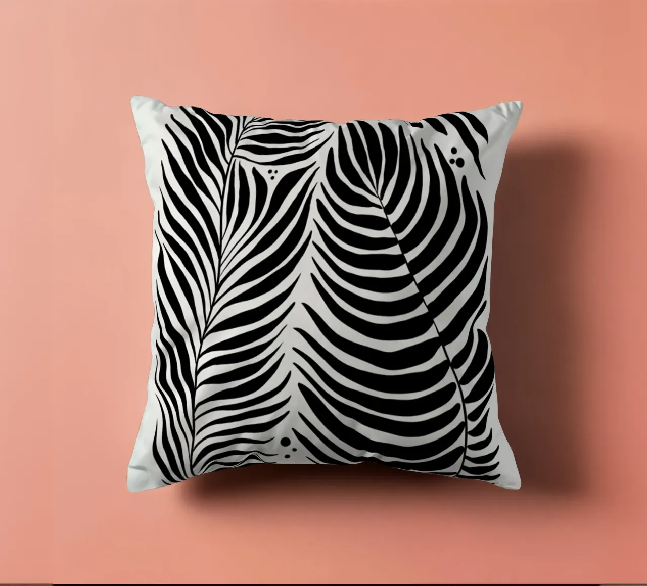 Fern Silhouette cuscino da Graphite