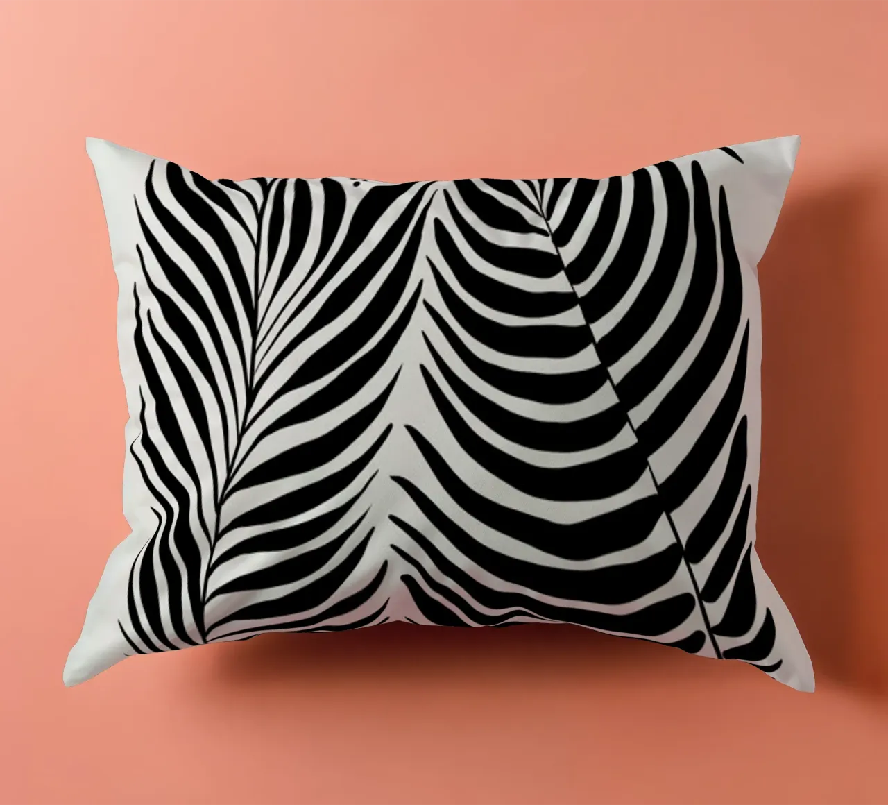 Fern Silhouette cuscino da Graphite