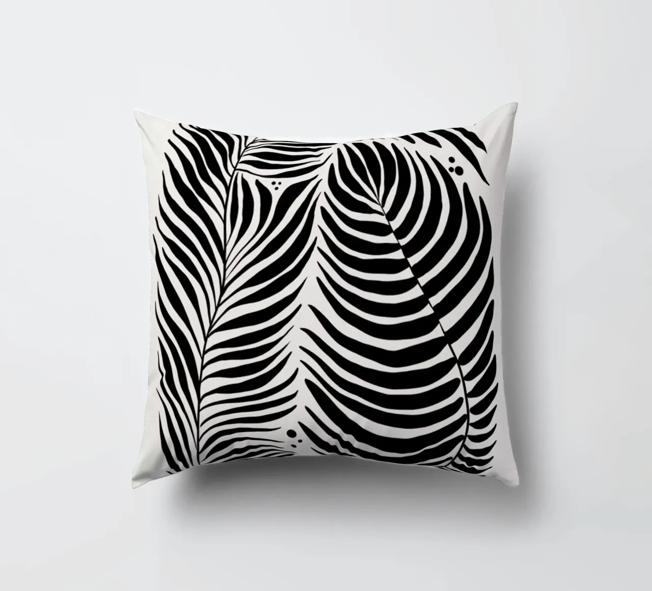 Fern Silhouette cuscino da Graphite