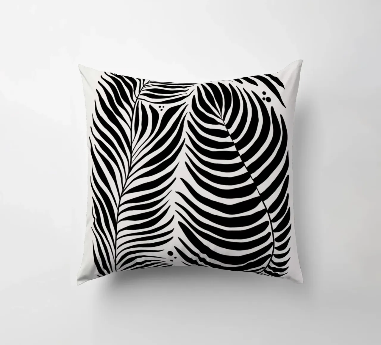 Fern Silhouette cuscino da Graphite