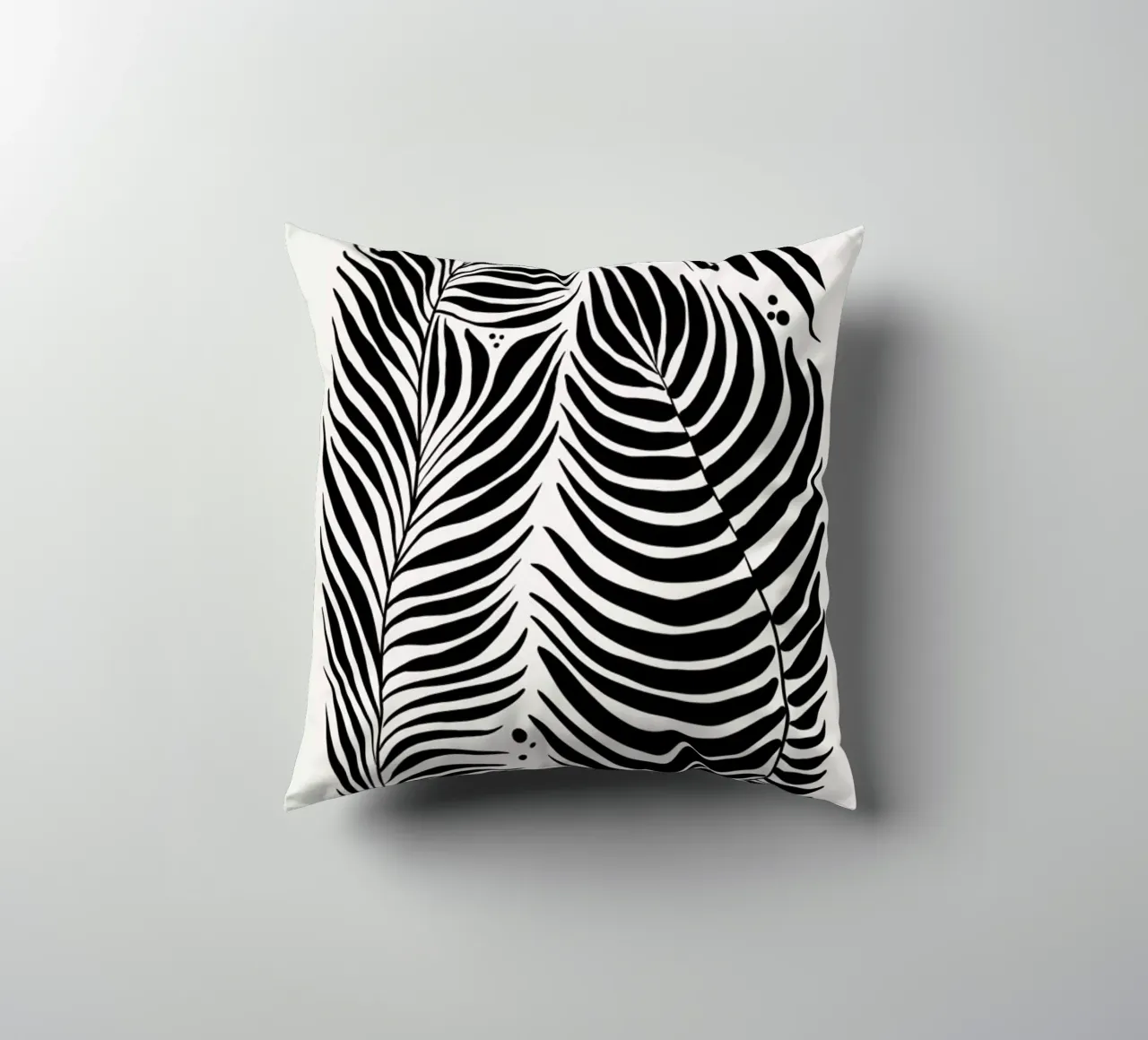 Fern Silhouette cuscino da Graphite