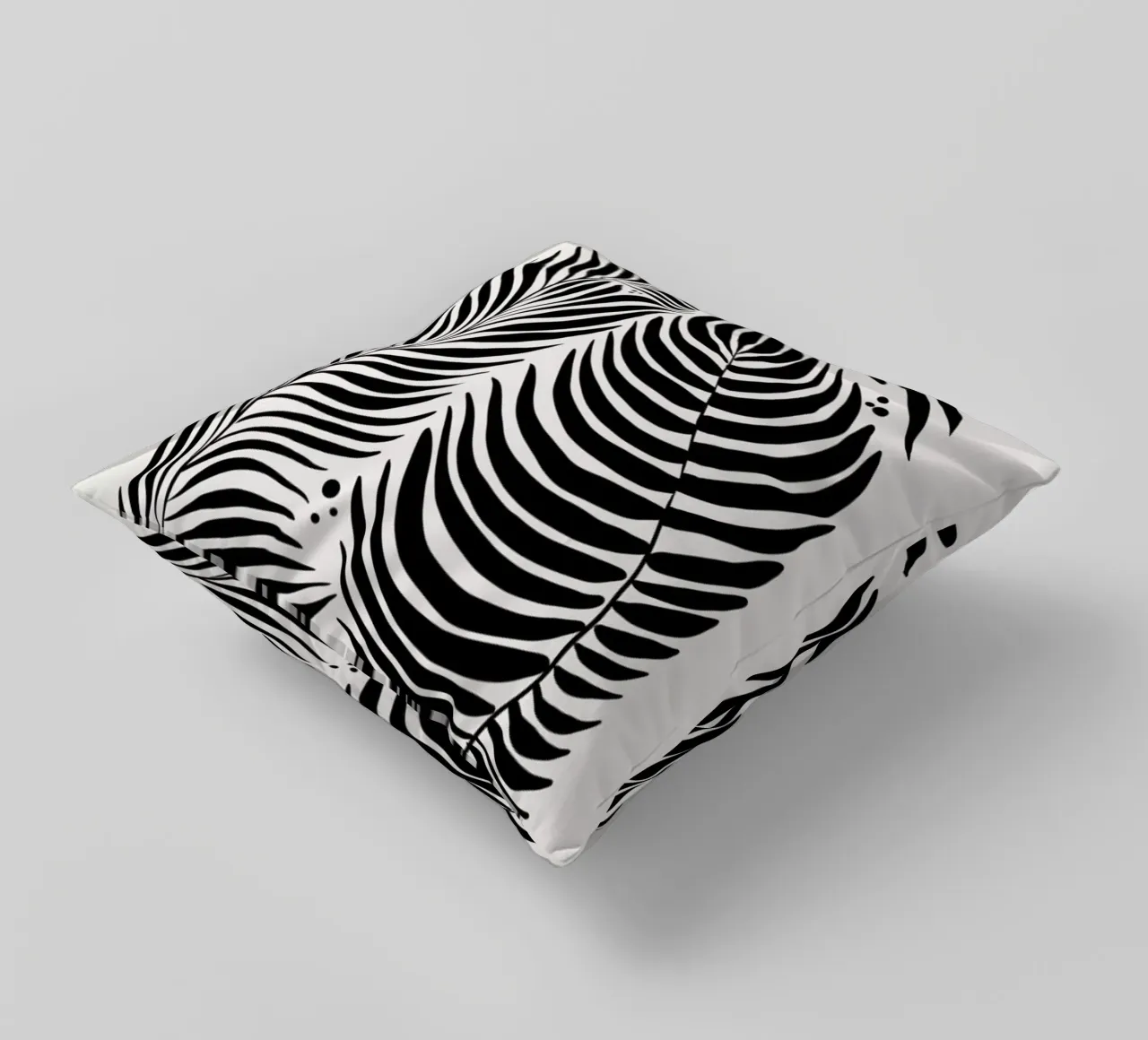 Fern Silhouette cuscino da Graphite