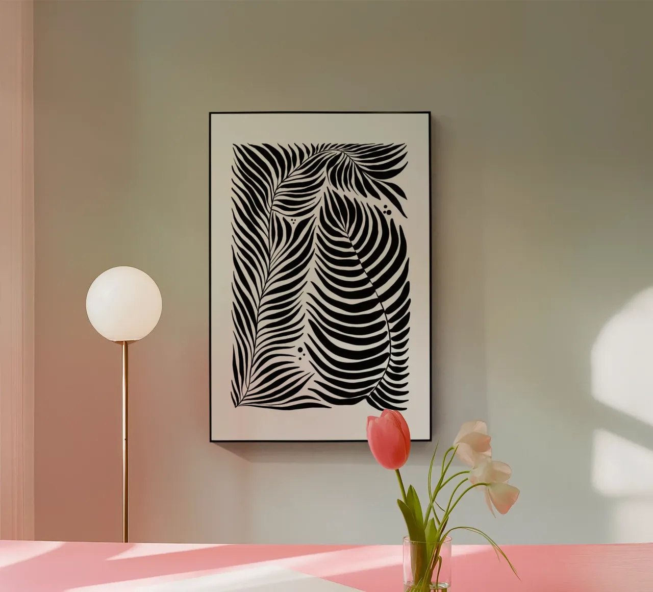 Fern Silhouette plexiglass da Graphite