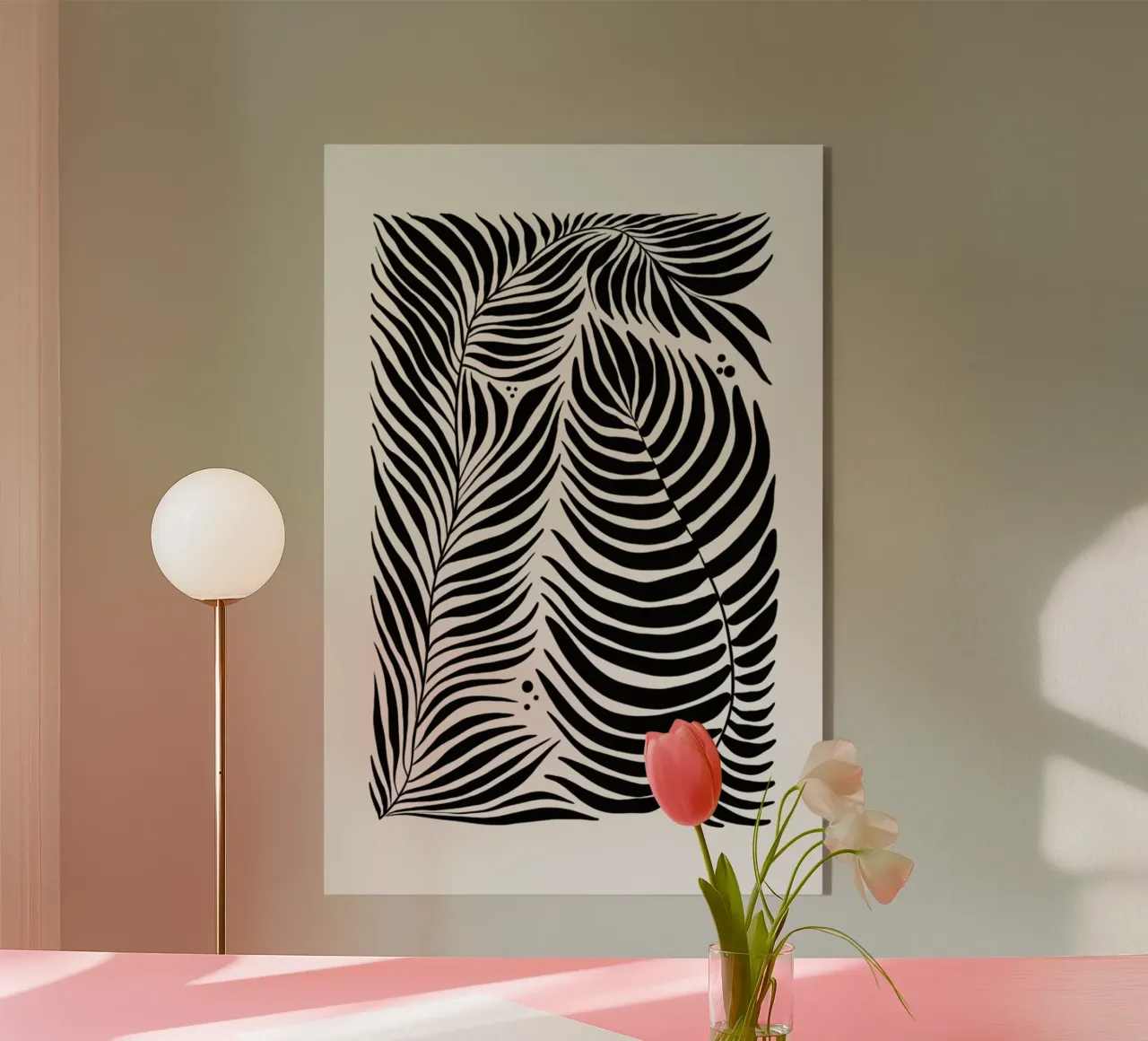 Fern Silhouette plexiglass da Graphite