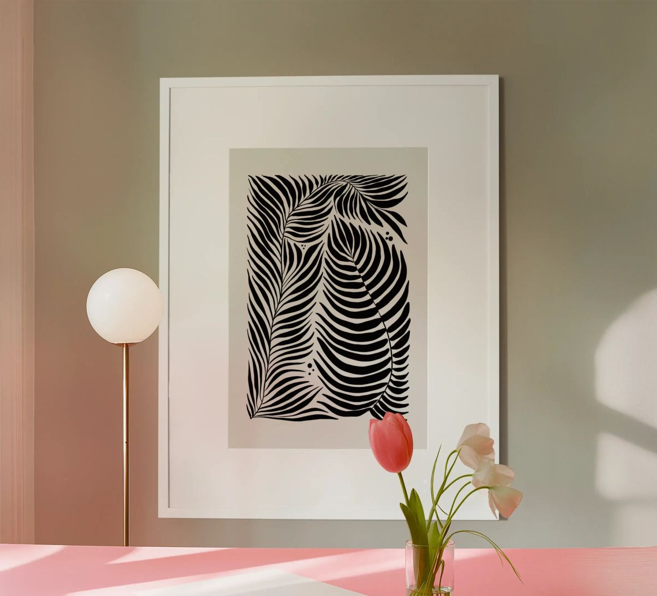 Fern Silhouette poster by Graphite