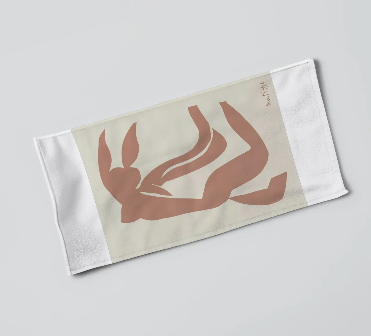 Dancing Figure II by Matisse towel by Mandy Gray