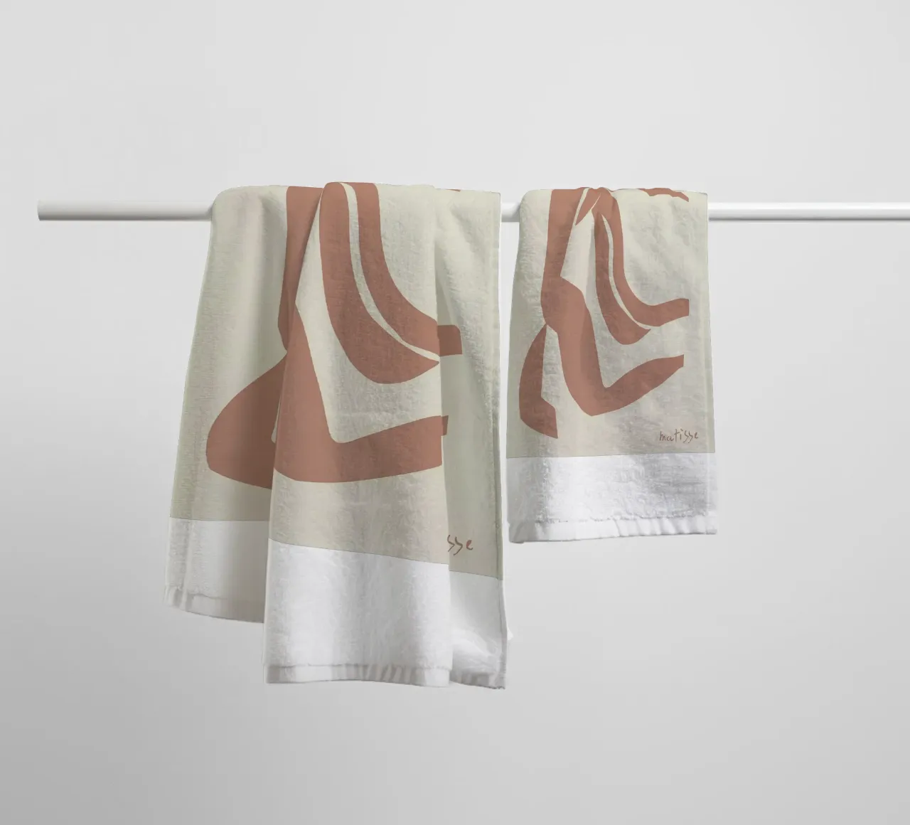 Dancing Figure II by Matisse towel by Mandy Gray