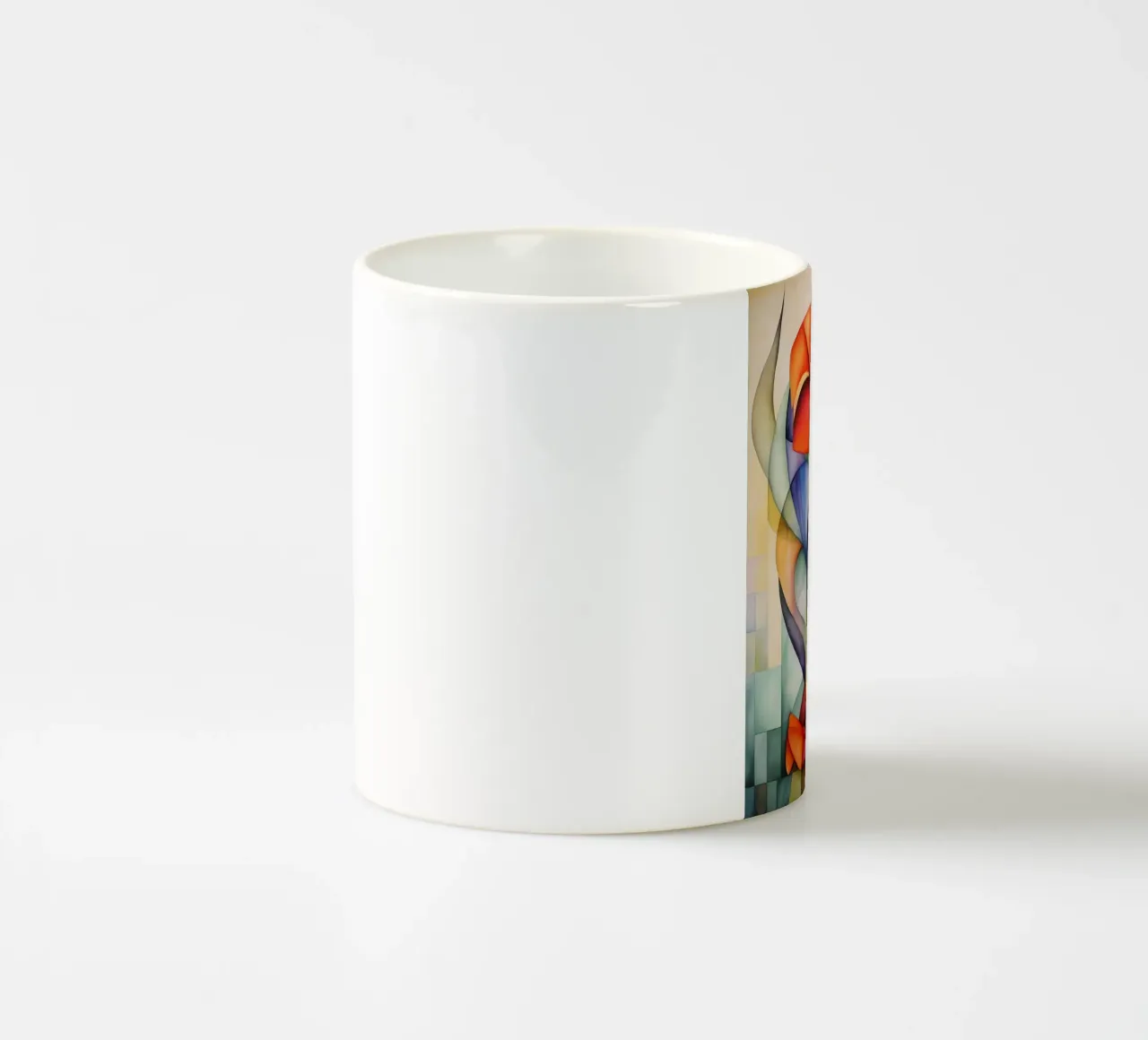 Fiore astratto tazza in ceramica da Imagine