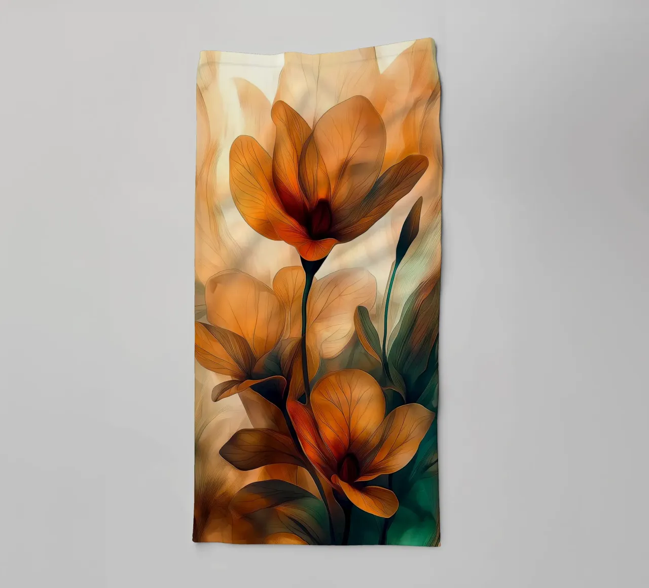 Fiore asciugamano da bagno da Imagine