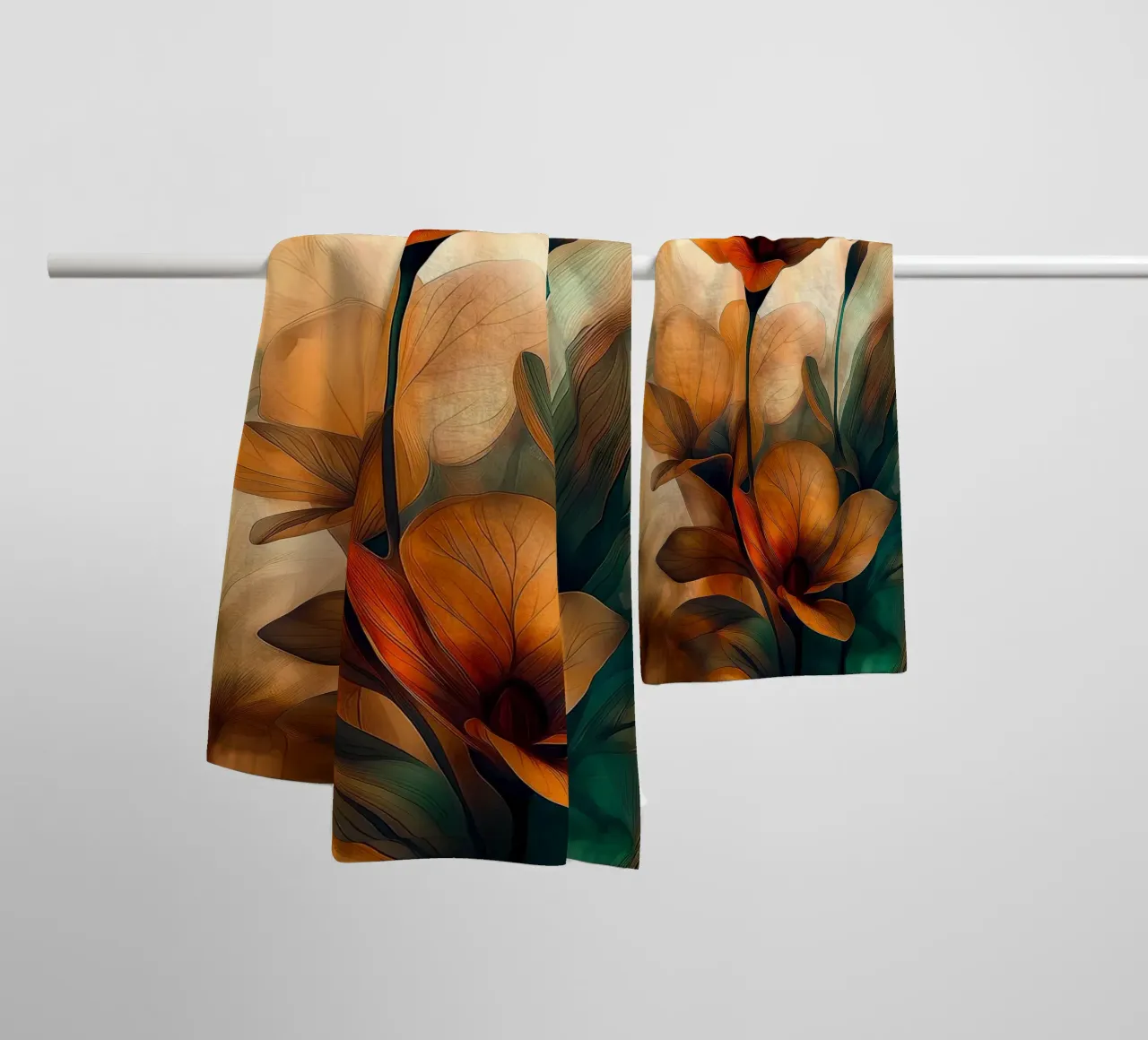 Fiore asciugamano da bagno da Imagine