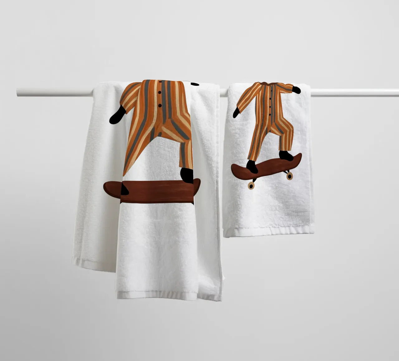 Orso sportivo asciugamano da bagno da HookASmile