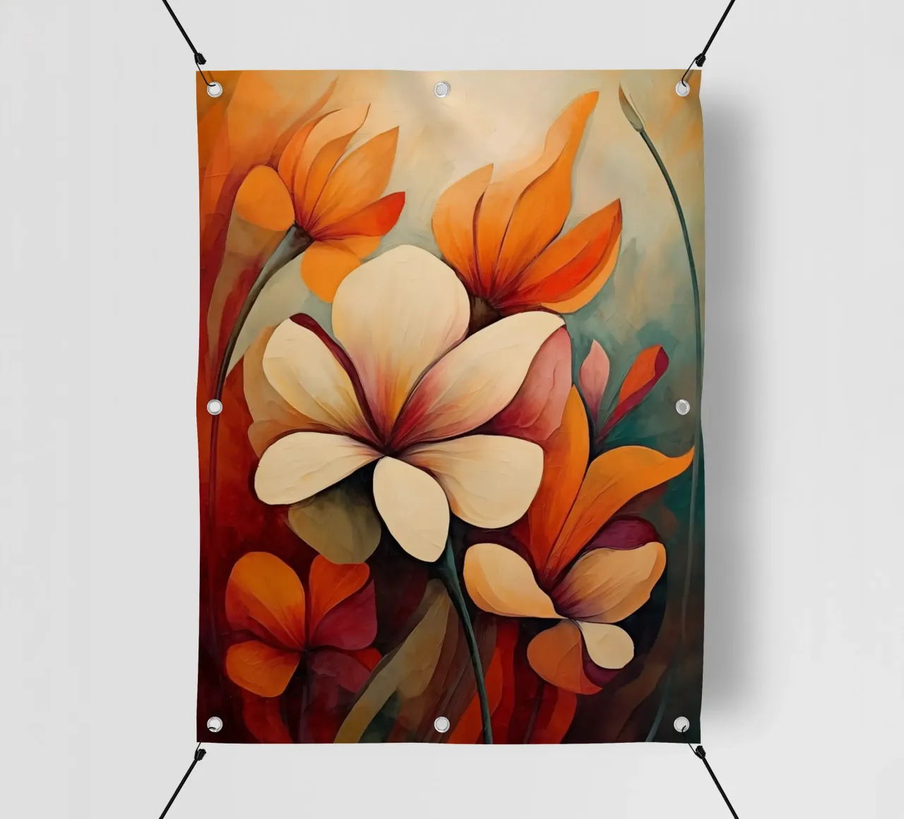 Flores lonas publicitarias de Imagine