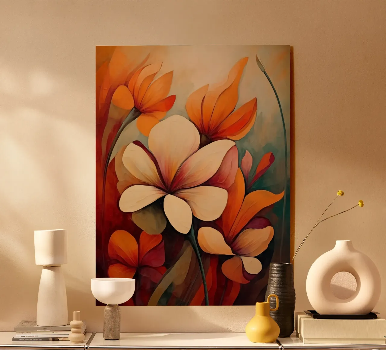 Flowers acrylic glass by Imagine