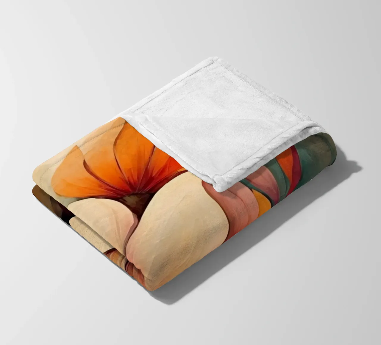 Flowers fleece blanket by Imagine