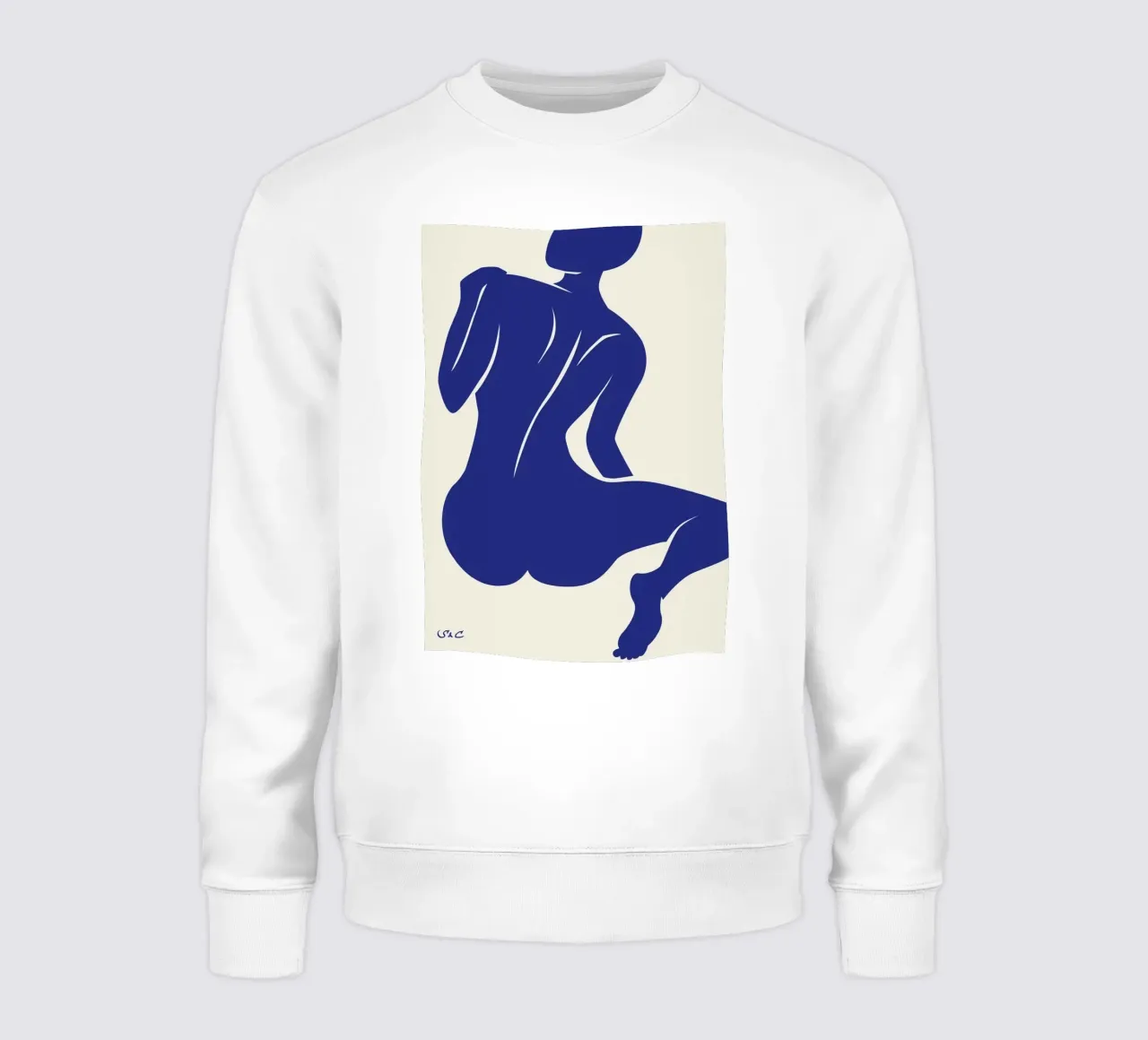 Figure di persone blu di Matisse felpa da Mandy Gray