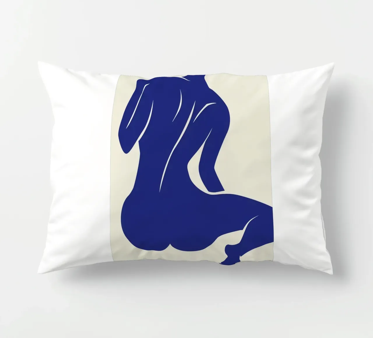 Figure di persone blu di Matisse cuscino da Mandy Gray