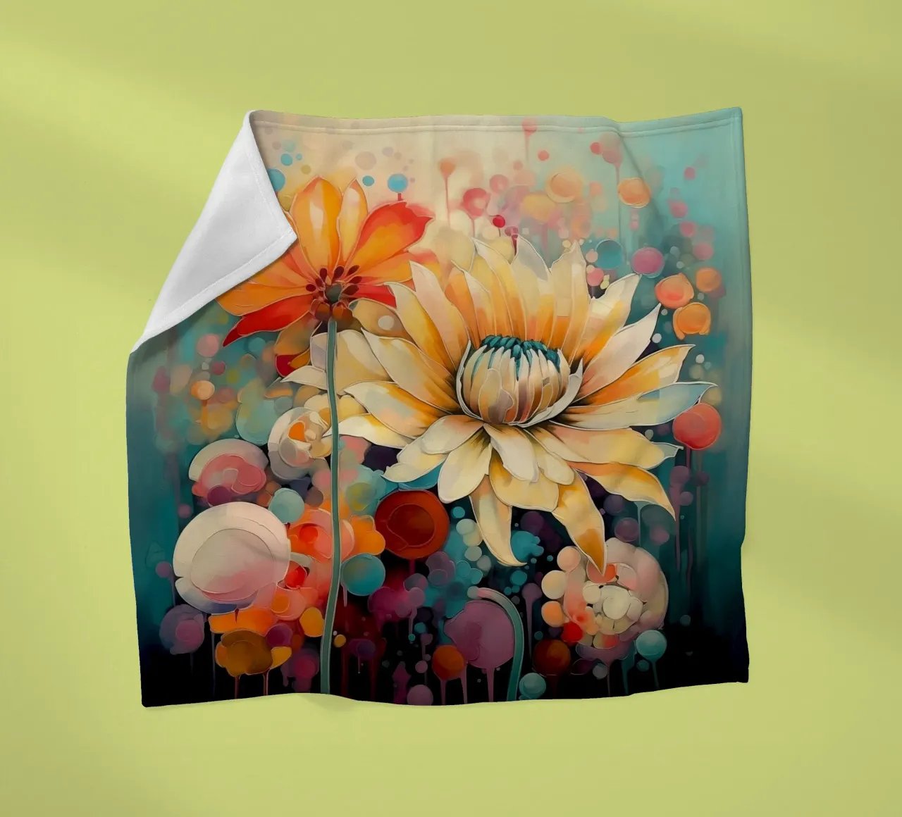I fiori coperta in pile da Imagine