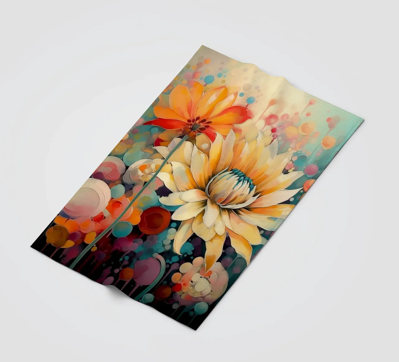 I fiori coperta in pile da Imagine