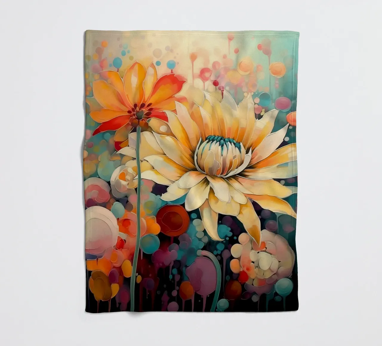 I fiori coperta in pile da Imagine