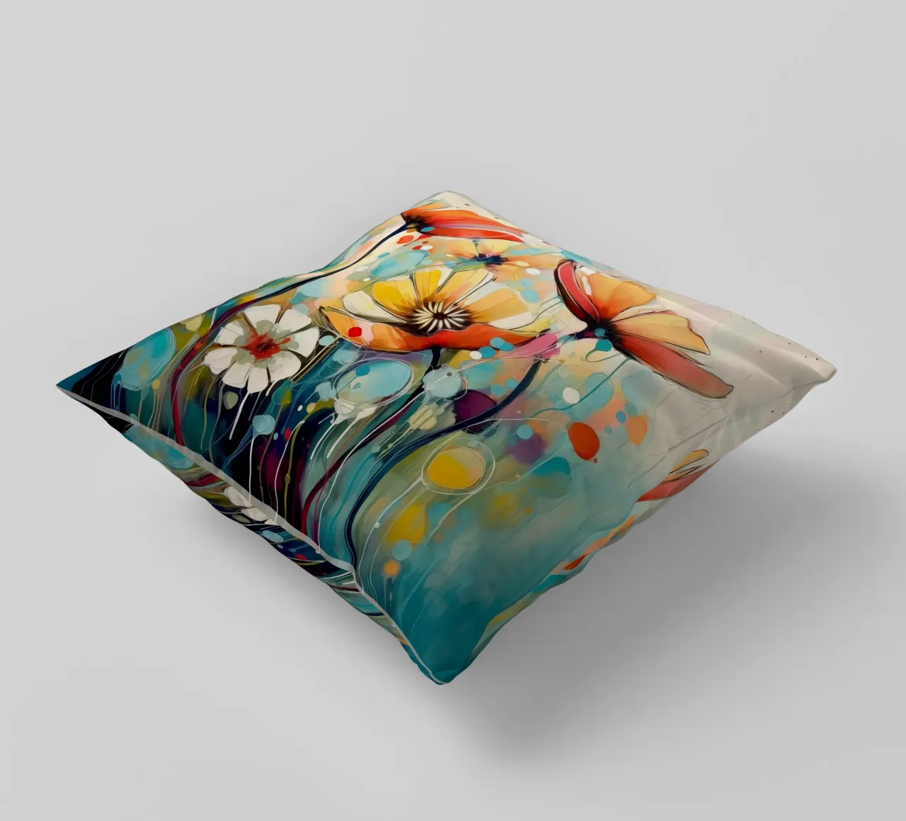 Abstract decorative cushion by Imagine