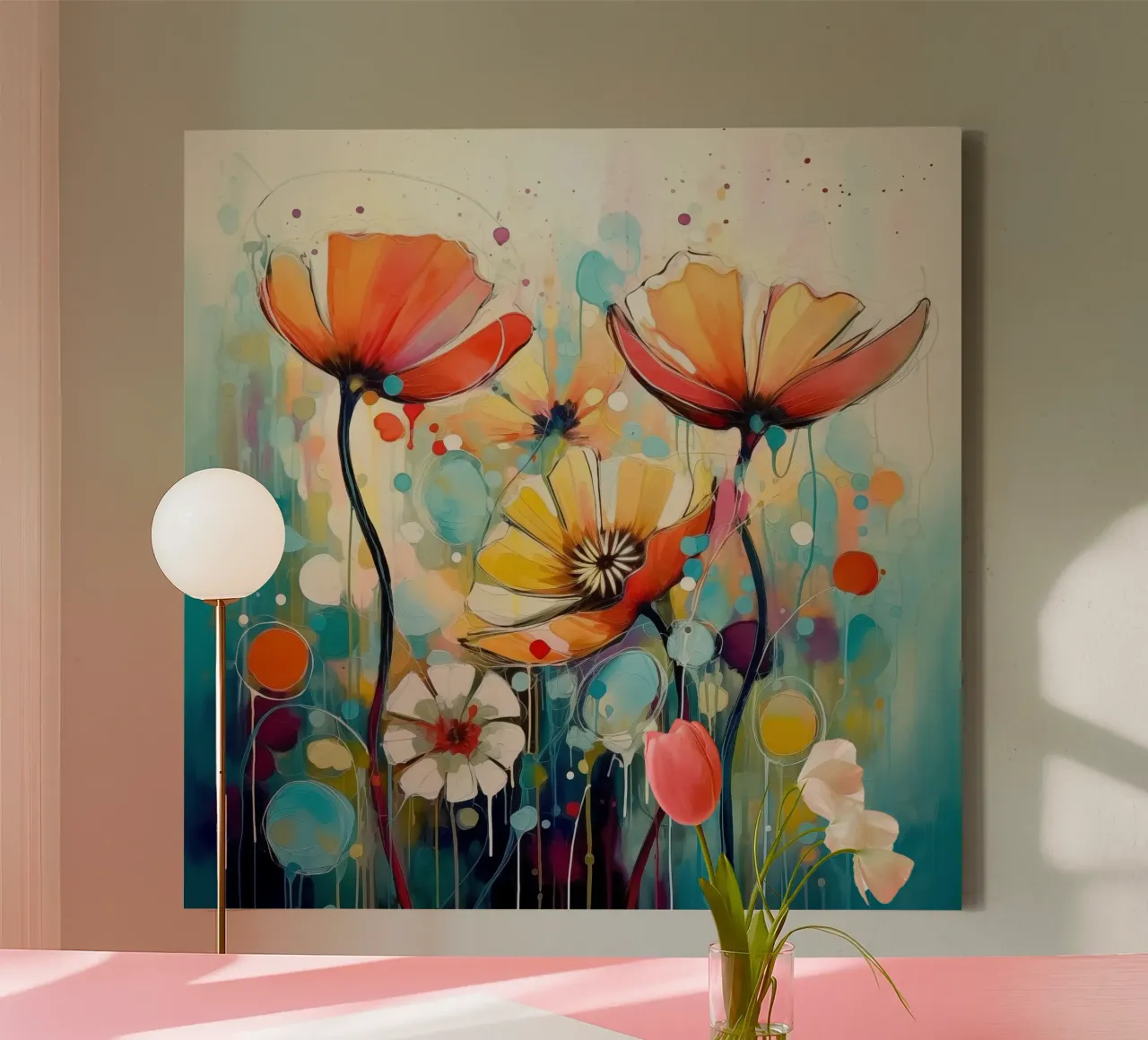 Abstract canvas van Imagine