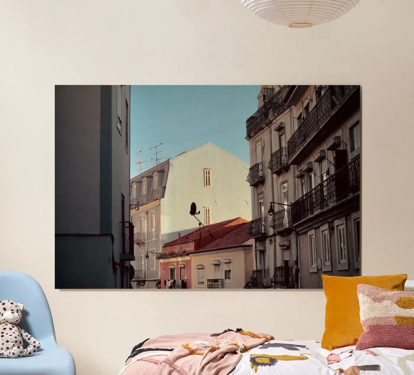 Via Lisbona poster da KISSA STUDIO
