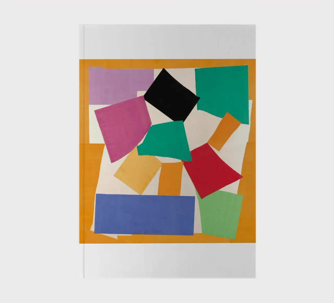 geometric shapes square rectangle notebook by sazkia art
