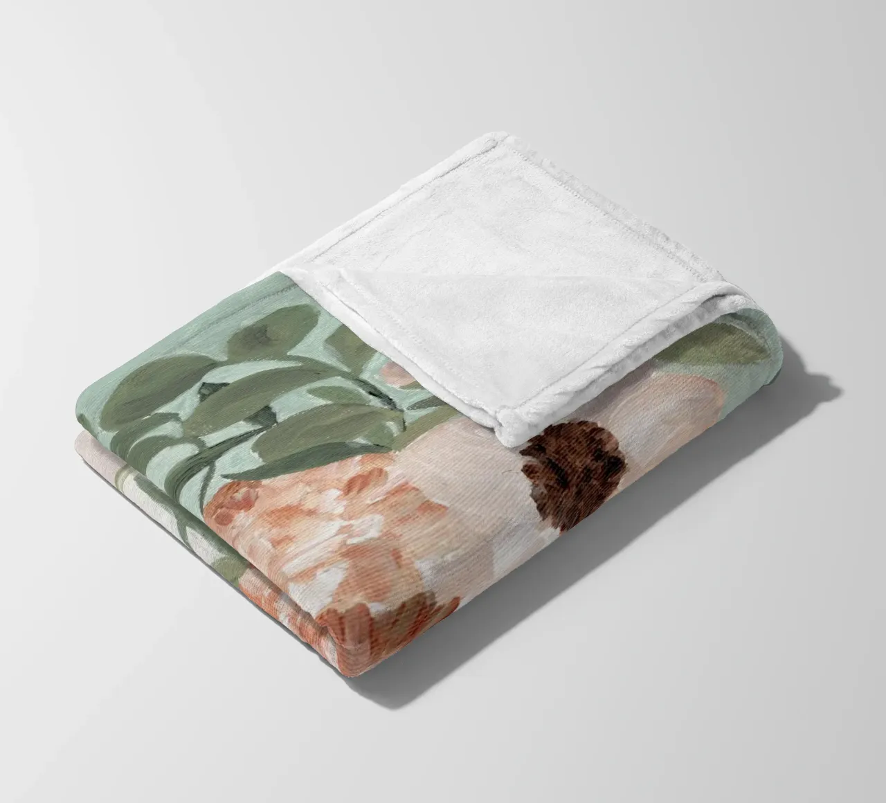 flower vase fleece blanket by Nikitajariwala