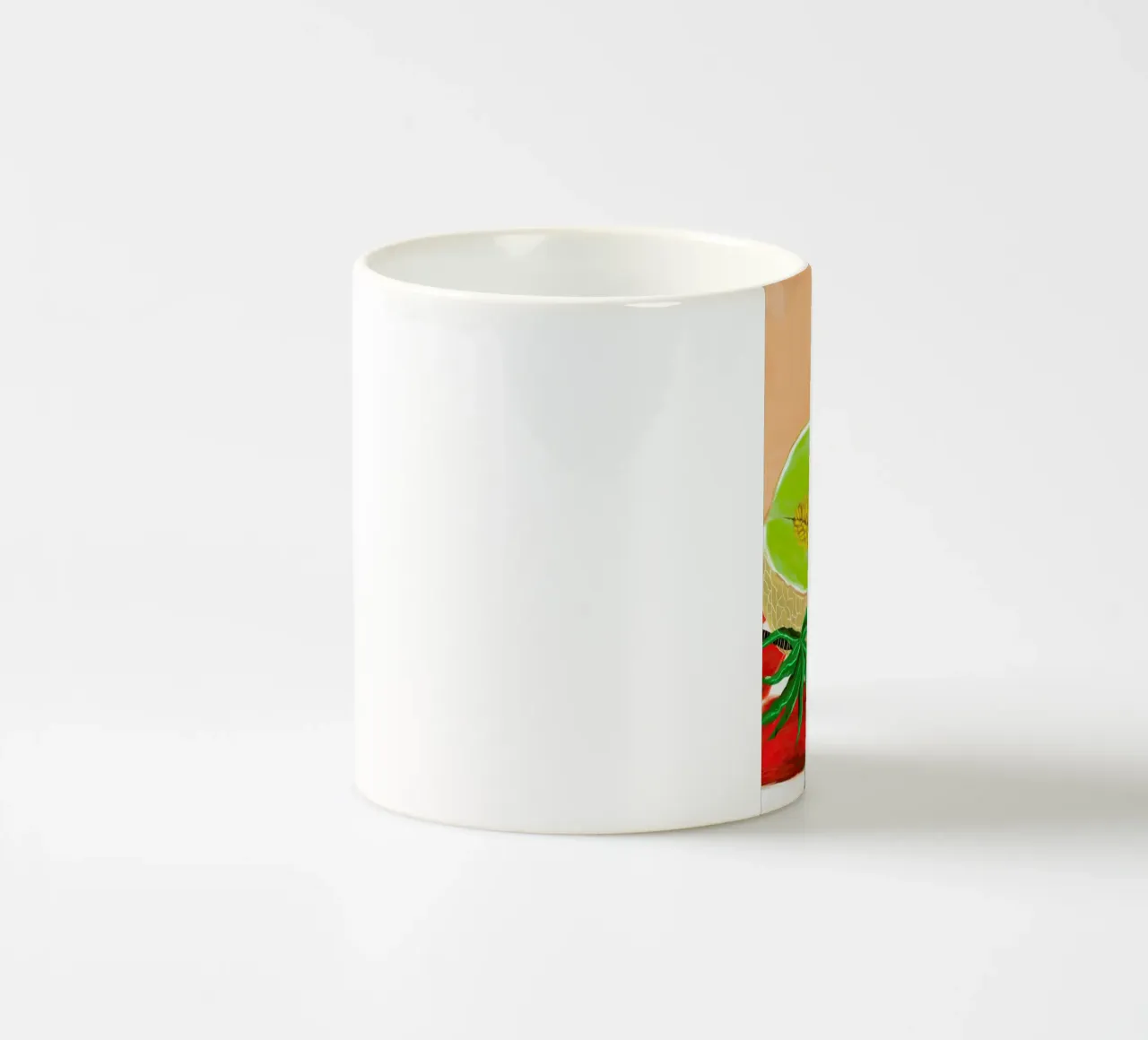 Kniffel Keramik Tasse von Eva Wünsch