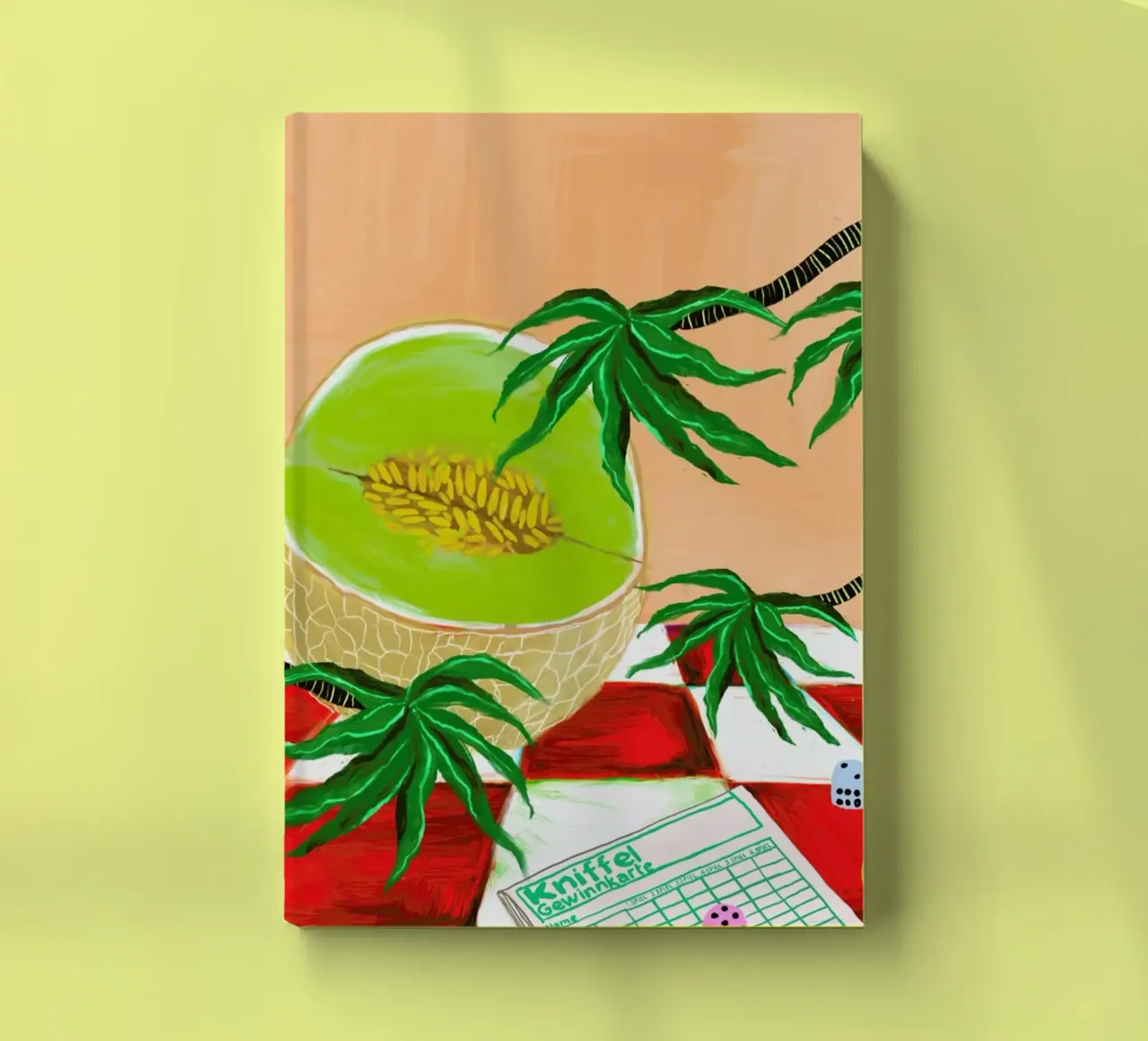 Kniffel notebook by Eva Wünsch