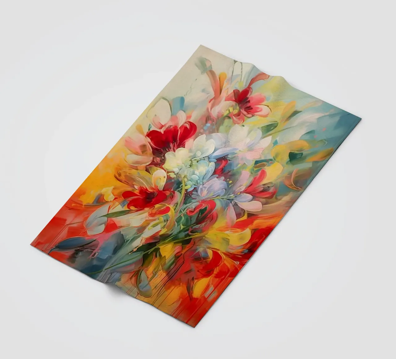 Esplosione di colori coperta in pile da Imagine