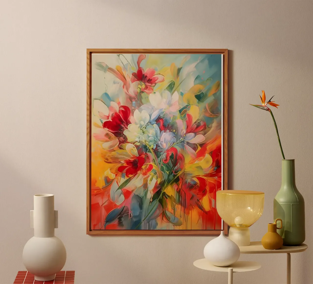 Esplosione di colori alluminio dibond da Imagine