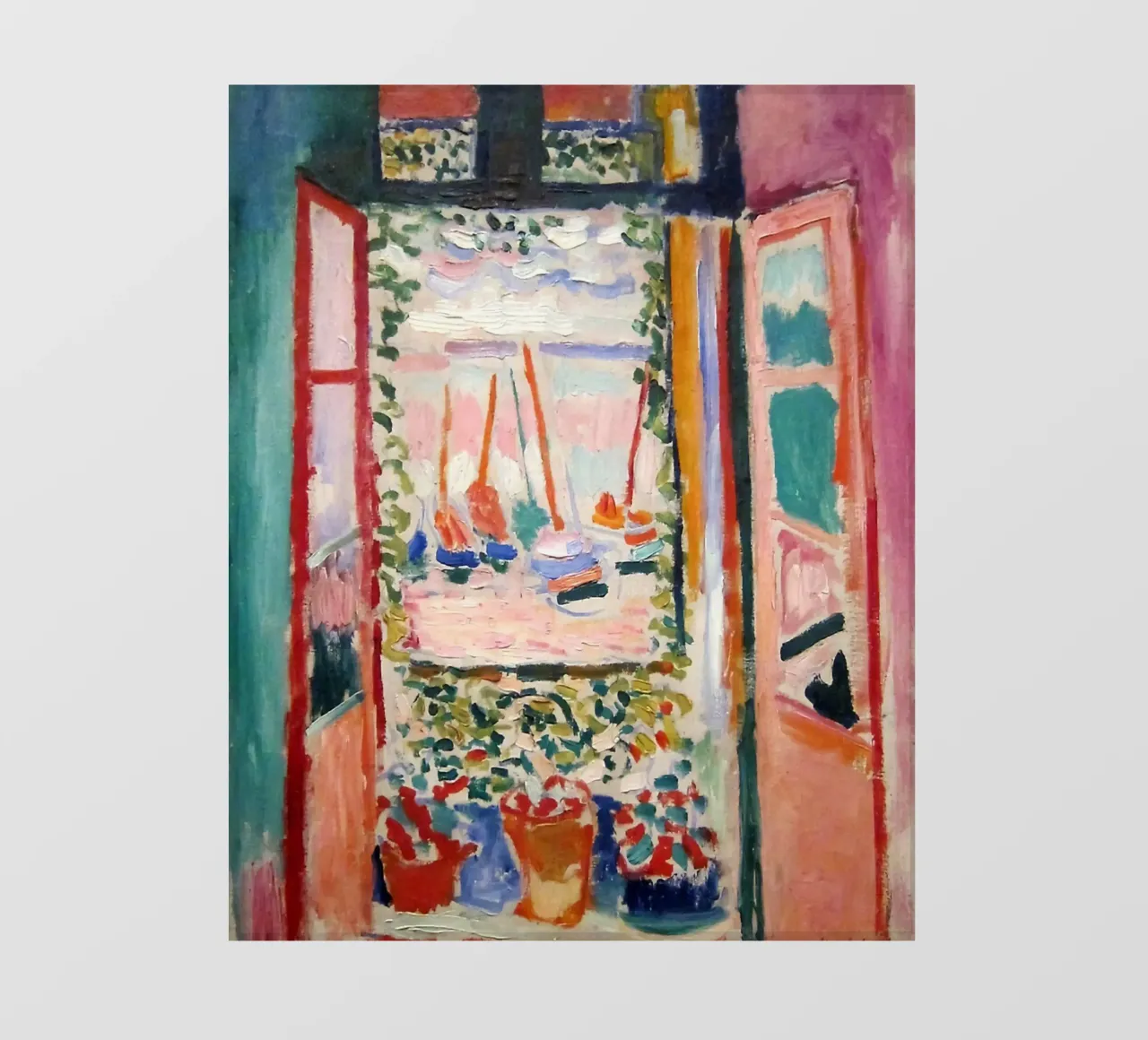 depicting the view from an open window backlit film by sazkia art