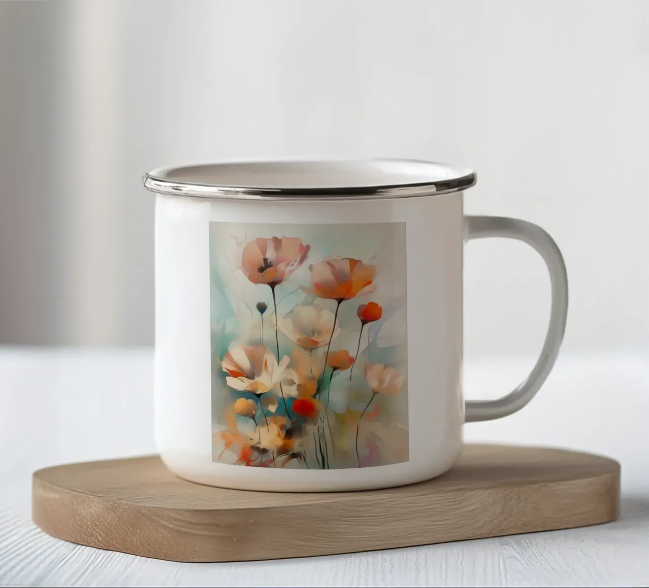 I fiori tazza in smalto da Imagine