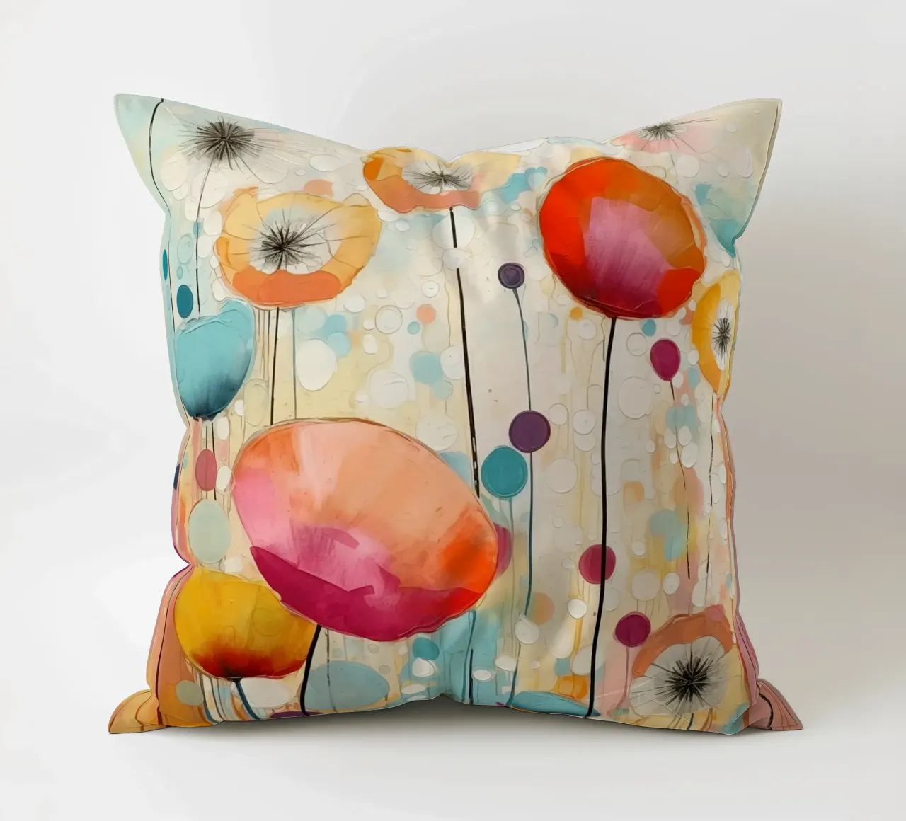 Fiori dai colori allegri cuscino da Imagine