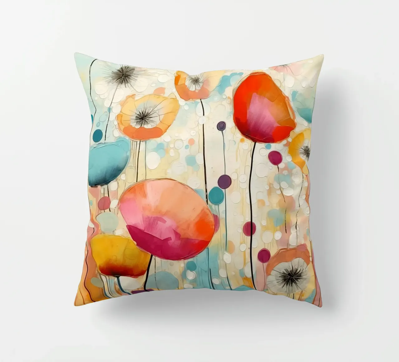 Fiori dai colori allegri cuscino da Imagine