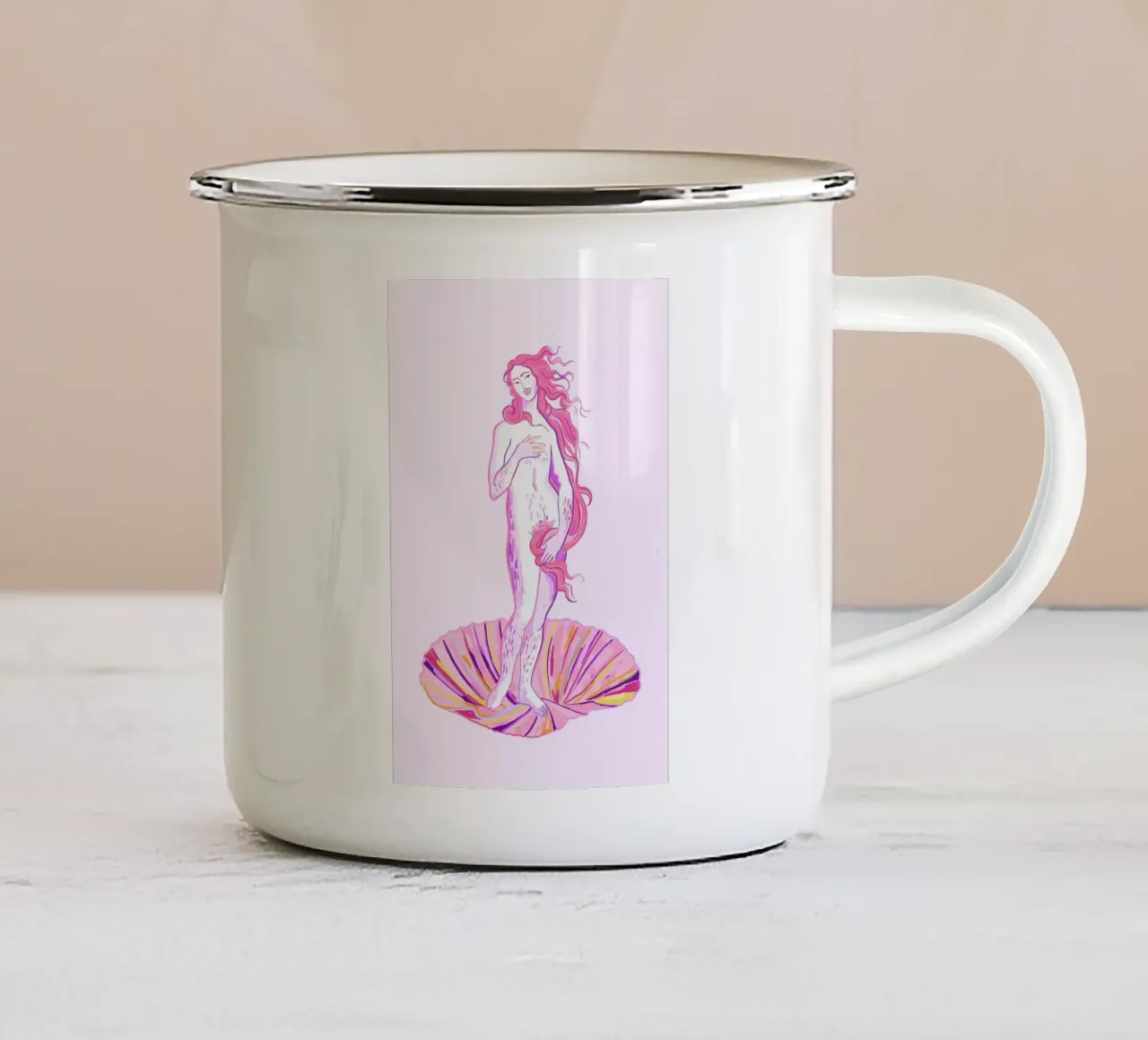 Pastel Venus tazza in smalto da Studio One