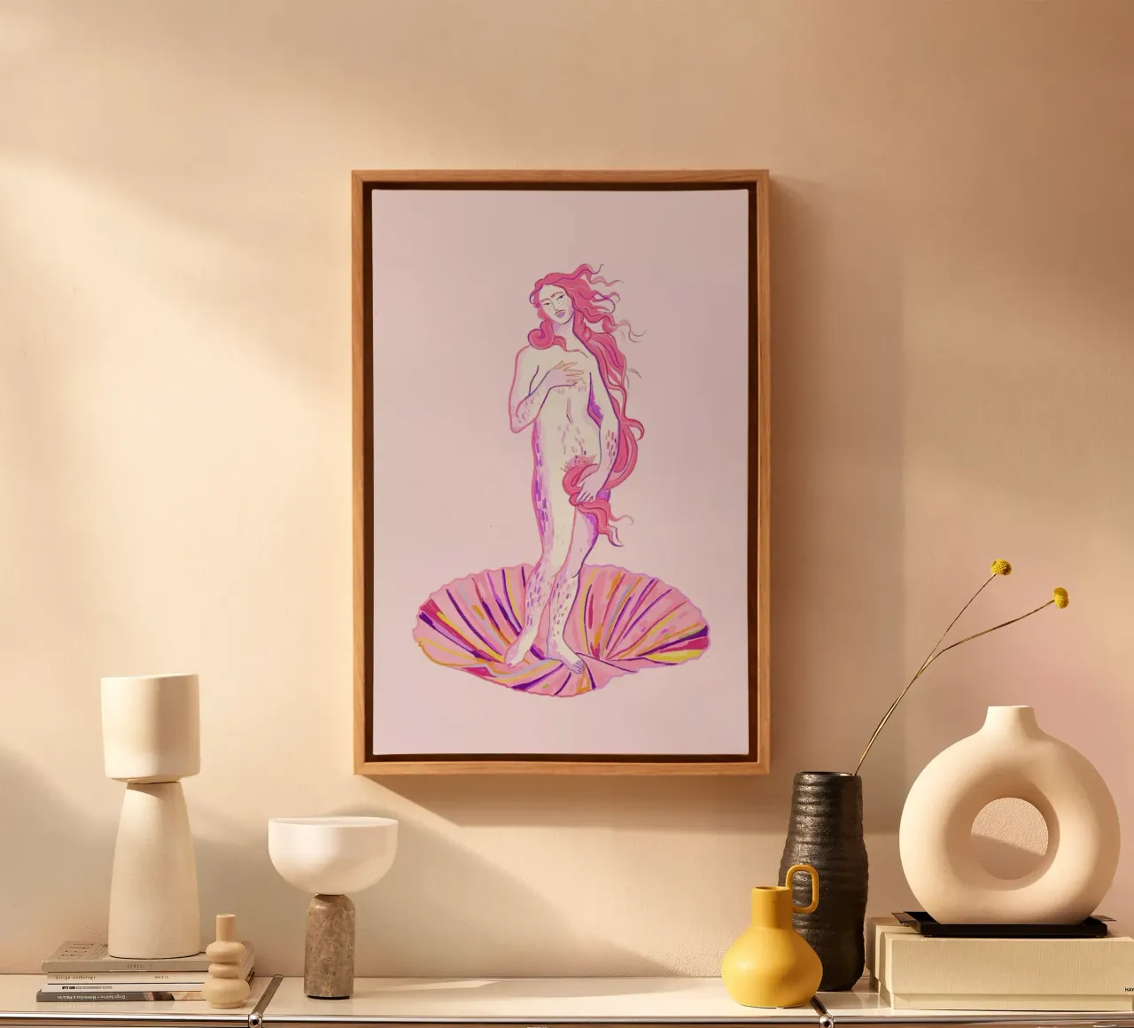 Pastel Venus canvas by Studio One