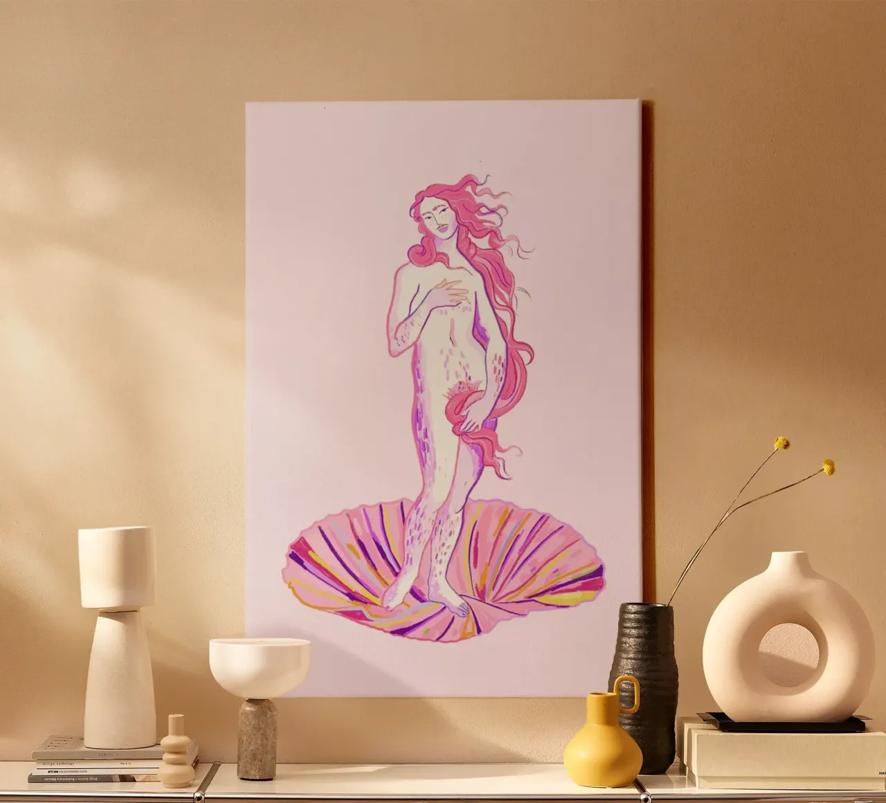 Pastel Venus canvas by Studio One