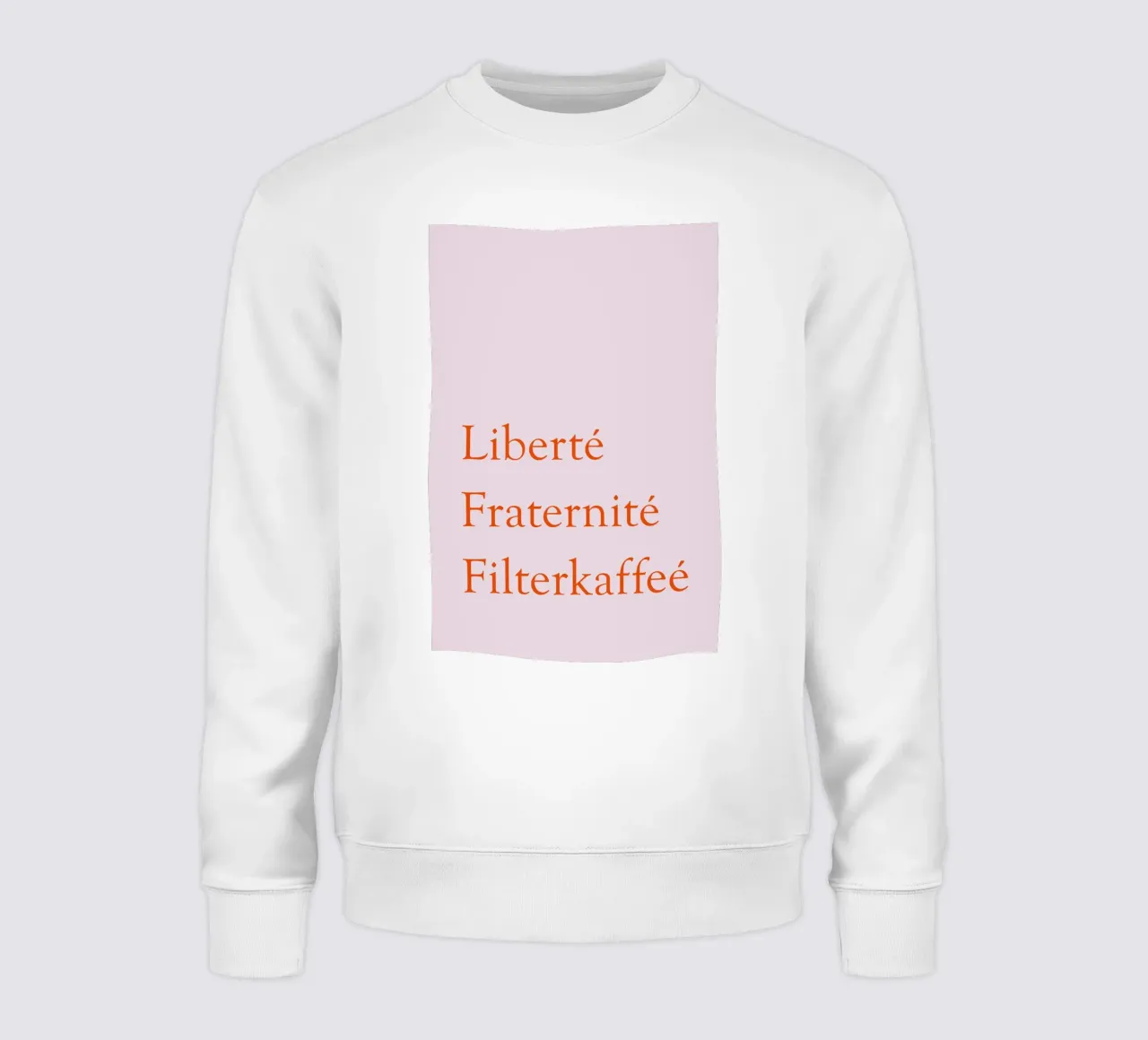 Liberté Fraternité Filterkaffeé felpa da Typo Designs