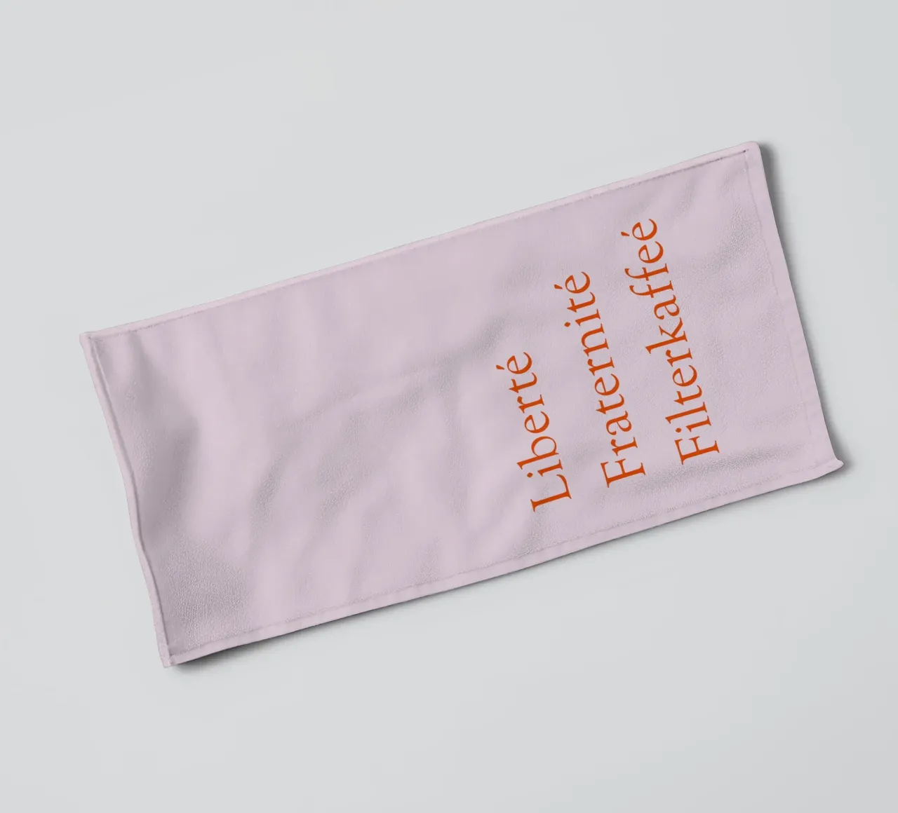 Liberté Fraternité Filterkaffeé asciugamano da bagno da Typo Designs