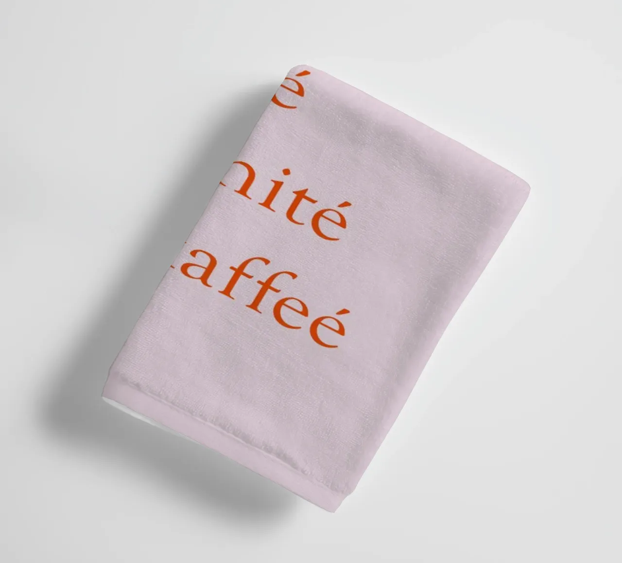 Liberté Fraternité Filterkaffeé asciugamano da bagno da Typo Designs