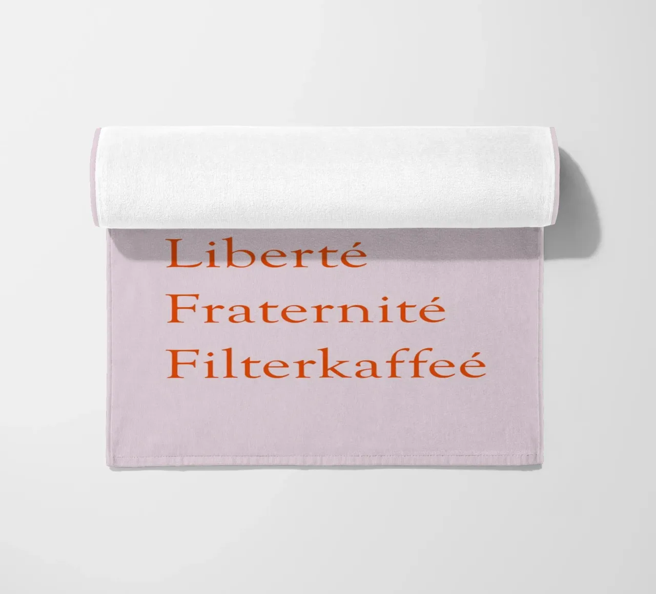 Liberté Fraternité Filterkaffeé telo mare da Typo Designs