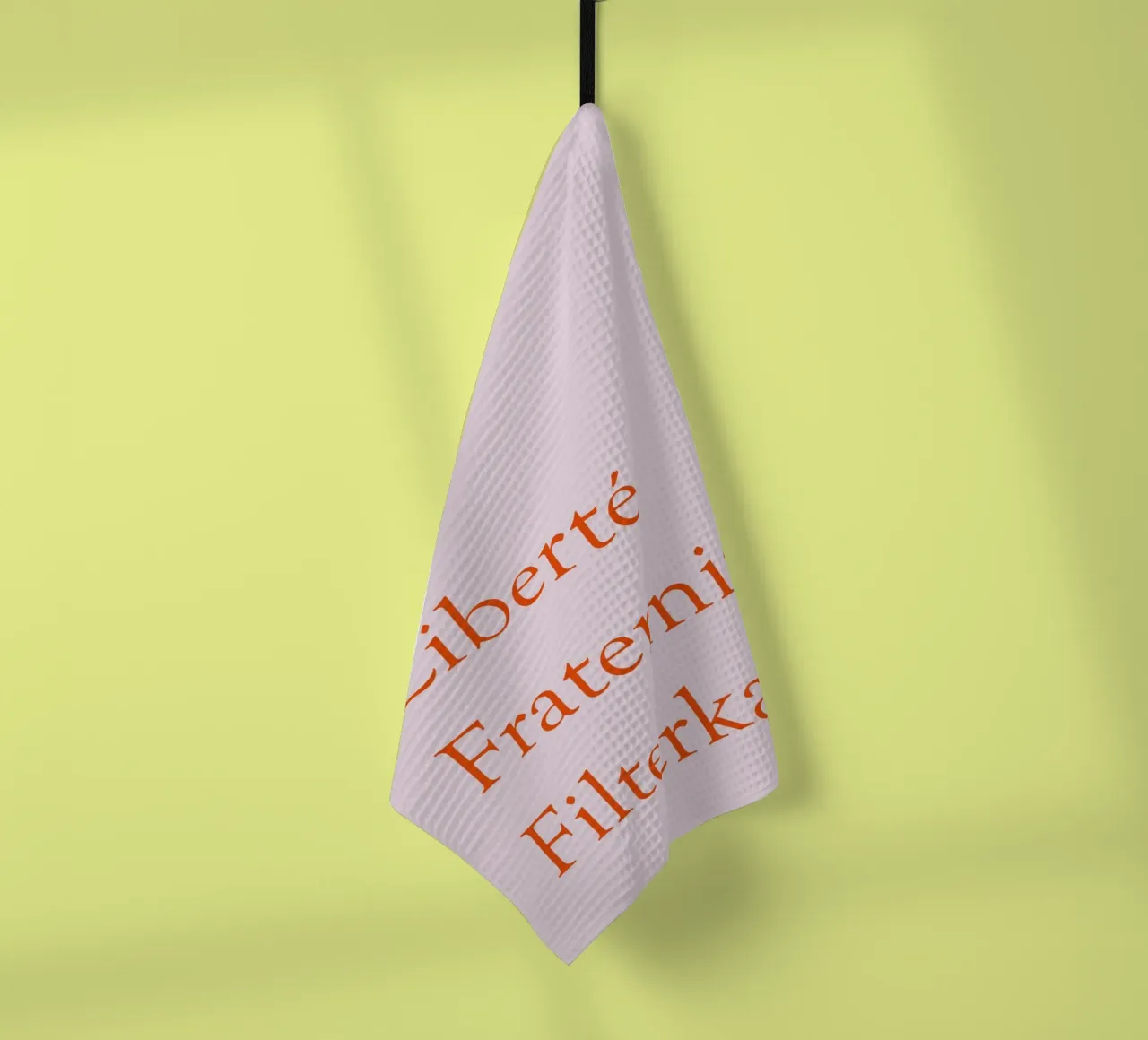 Liberté Fraternité Filterkaffeé canovaccio da cucina da Typo Designs